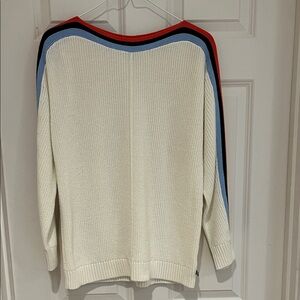 Talbots Cozy Cream Shaker Knit Ski Sweater